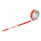 Preview: SUPRA Warnklebeband Sicherheitsband rot/weiß 50,0 mm x 66,0 m