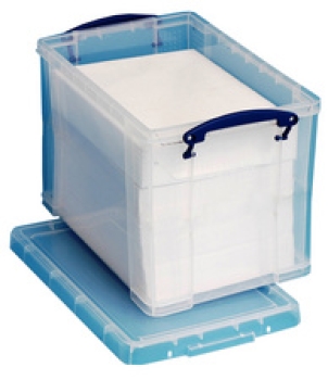 Really Useful Box Aufbewahrungsbox 19 Liter, transparent