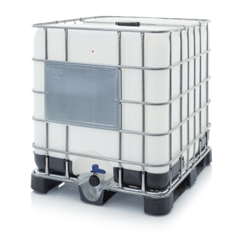 IBC Container mit Kunststoffpalette - UN-Zulassung