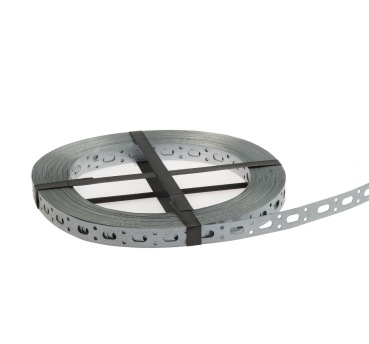 Montageband mit durchgehender Lochung, 17 mm, sendzimirverzinkt