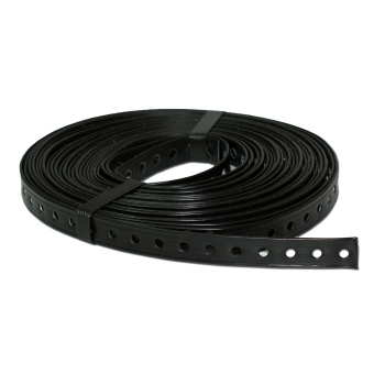 Stahl Montagelochband 14mm 10m PVC ummantelt Lochband Montageband Nagelband