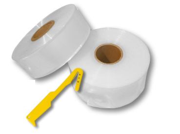 Dachrinnen Schlauchfolie 50 lfm transparent – Provisorisches Fallrohr für Baustelle & Renovierung