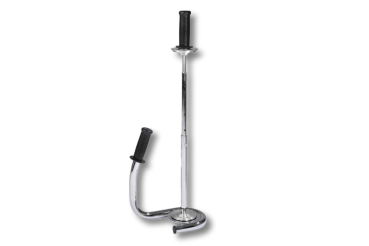 Stretchfolienabroller für Hand-Stretchfolien, Modell Variabel, chrom/metall, Bremse