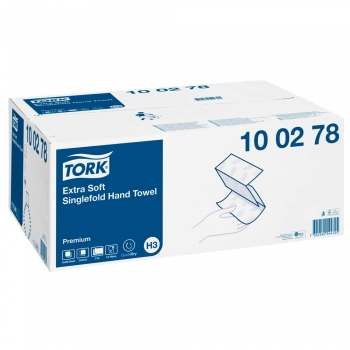 TORK Papierhandtücher H3 Premium Extra Soft Zick-Zack-Falzung 2-lagig