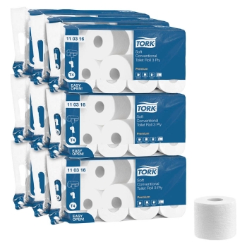 TORK Toilettenpapier T4 Premium Soft 3-lagig ( Mindestabgabemenge 3 VEs)