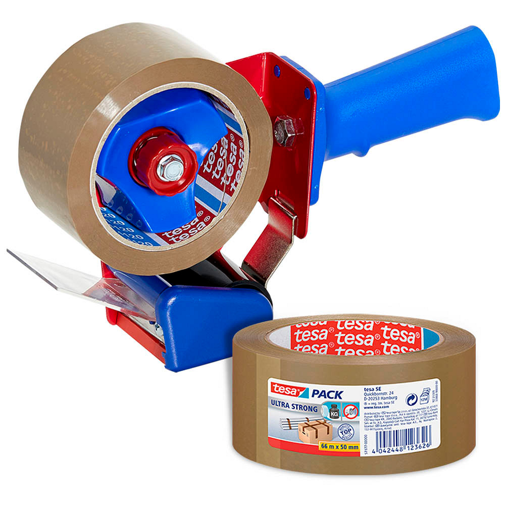 Scotch Ruban Adhésif Emballage Marron – 3 Rouleaux 50 Mm X 66 M, Extra Robuste Pour Colis & Déménagement