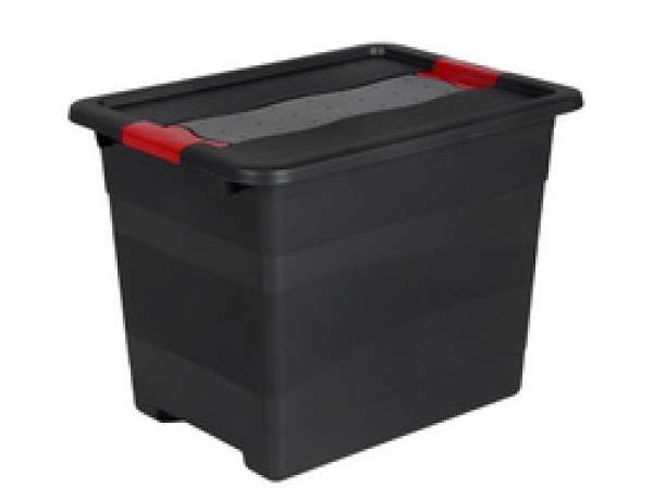 keeeper Aufbewahrungsbox "eckhart", 24 Liter, graphite/rot