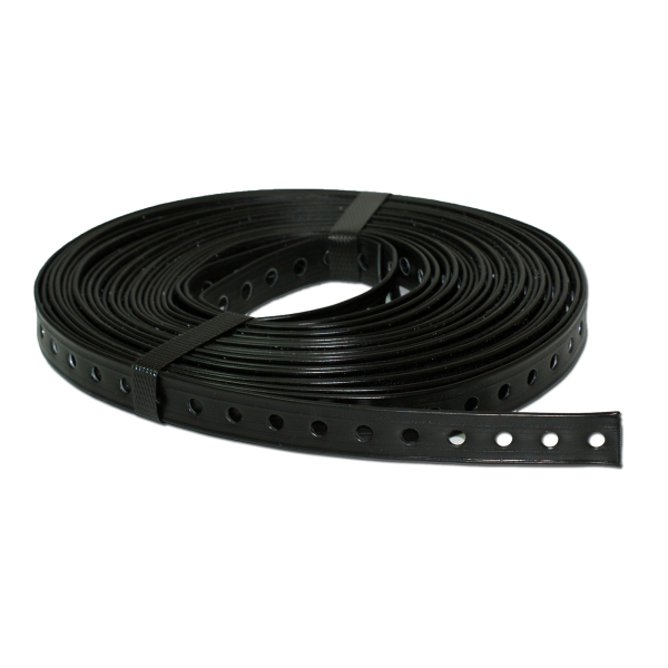 Montagelochband 19mm 10m PVC ummantelt Lochband Montageband Nagelband