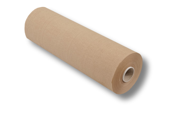 Automatenstretchpapier 500 mm x 150 m – 48 g/m², braun, umweltfreundlich