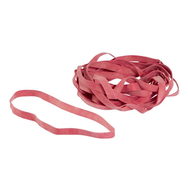 Gummibänder, rot, 100 mm Durchmesser