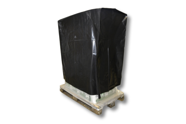 Schrumpfhaube, 1250 + 850 x 1800 mm, schwarz, 125my